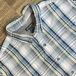 Eddie Bauer Plaid Shirt Mens XL Outdoor Hiking Casual Gorpcore Dadcore Camping